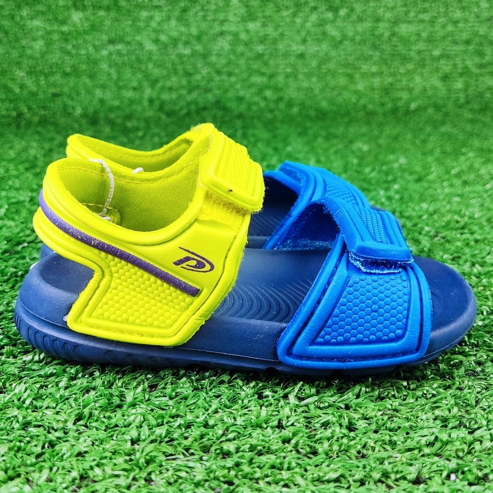 Midwood‎ Brands LLC Sandals Kids 5 Blue Yellow Adjustable Strap Water Shoes